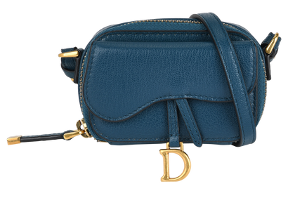 Christian Dior Micro Saddle Crossbody Purse, front view